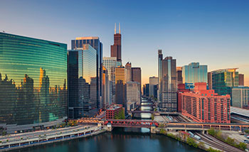 Skyline de la ville de Chicago